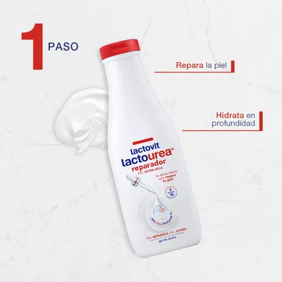 LACTOVIT Lactourea gel de baño reparador 550ml 