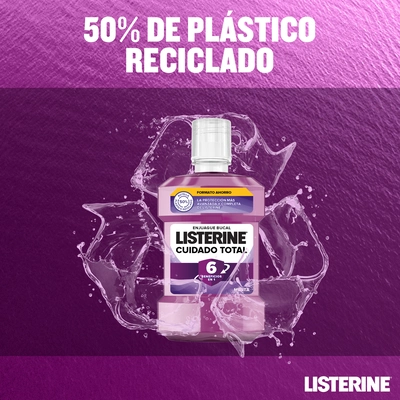 LISTERINE Enjuague bucal cuidado total 1 litro 