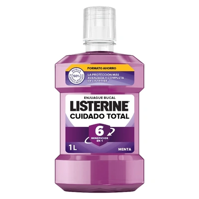 LISTERINE Enjuague bucal cuidado total 1 litro 