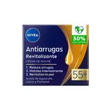 NIVEA Crema de noche hidratante antiarrugas todo tipo de piel 50 ml 