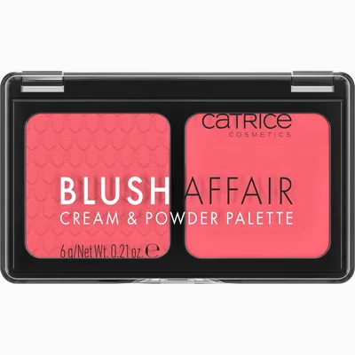 CATRICE Blush affair <br> paleta de colorete en polvo y en crema 