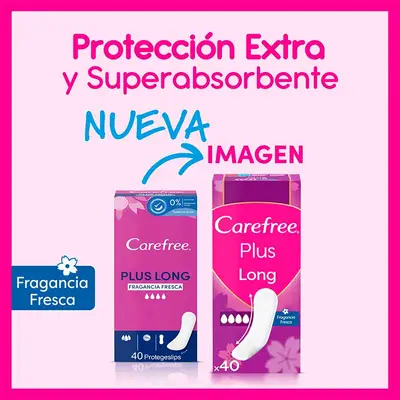 CAREFREE Protege slip long plus 40 unidades 