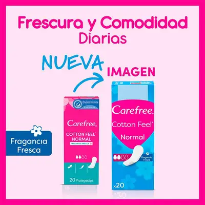 CAREFREE Protege slip transpirable fresh 20 unidades 