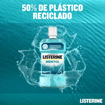 LISTERINE Enjuague bucal mentol  