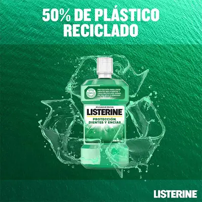 LISTERINE Enjuague bucal dientes y encias 