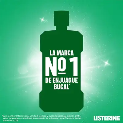 LISTERINE Enjuague bucal dientes y encias 