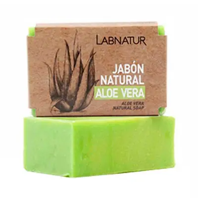 LABNATUR Jabón natural aloe vera pastilla 100 gr 