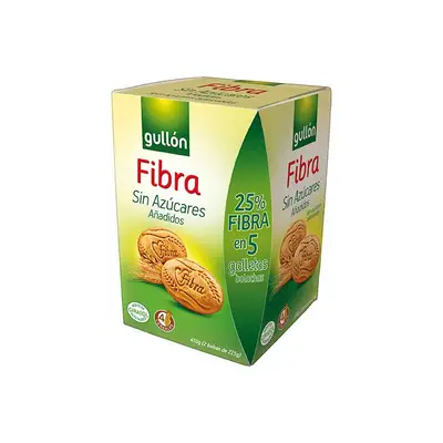 GULLON Gullon diet fibra sin azucar 450gr 