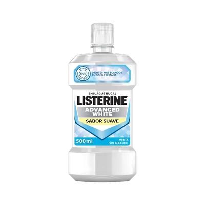 LISTERINE Enjuague bucal blanqueador avanzado 