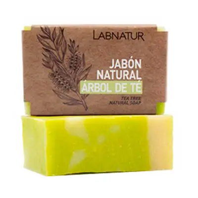 LABNATUR Jabón natural árbol del té pastilla 100 gr 