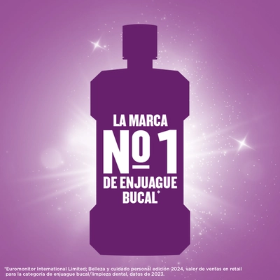 LISTERINE Enjuague bucal cuidado total zero 500 ml 