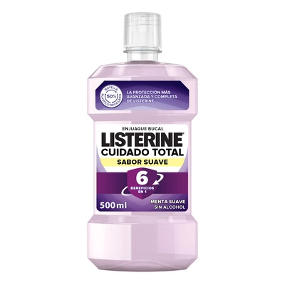 LISTERINE Enjuague bucal cuidado total zero 500 ml 