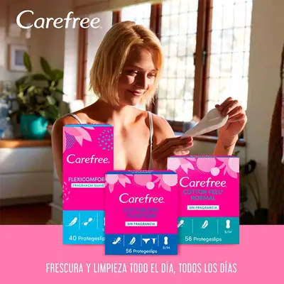 CAREFREE Protegeslip flexicomfort 40 unidades 