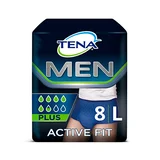 TENA Active fit ropa interior incontinencia masculina talla l 8 uds 
