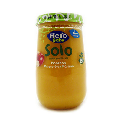 Hero Baby Tarrito de Manzana, Plátano y Yogur, 120g (Bio) 