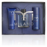 MILANO Set sport edt 100 ml vapo + deo 150 ml + after shave 