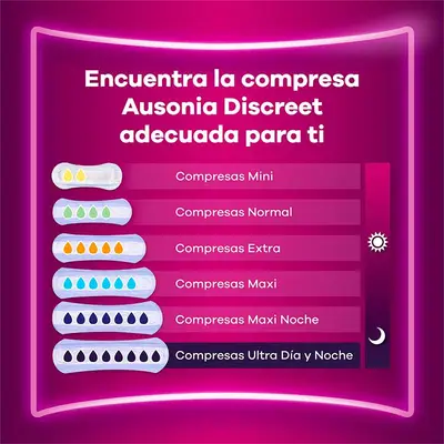 AUSONIA Discreet compresas maxi 10 unidades 