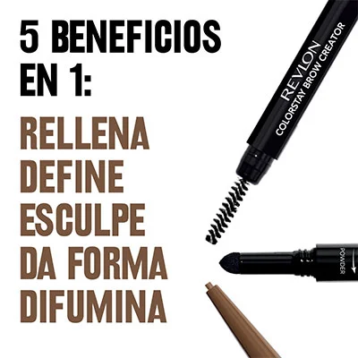 REVLON MAQUILLAJE Lápiz de cejas brow all in one 