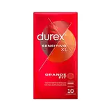 DUREX Preservativos sensitivo suave xl 10 unidades 
