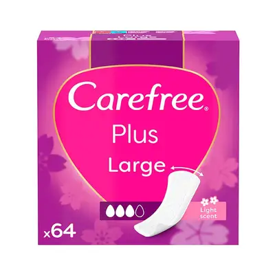 CAREFREE Protege slip plus large 64 unidades 