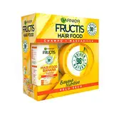 FRUCTIS Set champu hair food banana 350 ml + mascarilla hair food banana 390 ml 