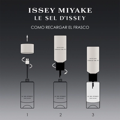 ISSEY MIYAKE Le sel dissey <br> eau de toilette <br> recargable 