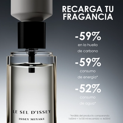 ISSEY MIYAKE Le sel dissey <br> eau de toilette <br> recargable 