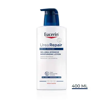 EUCERIN Urearepair loción corporal 10% urea piel muy seca  