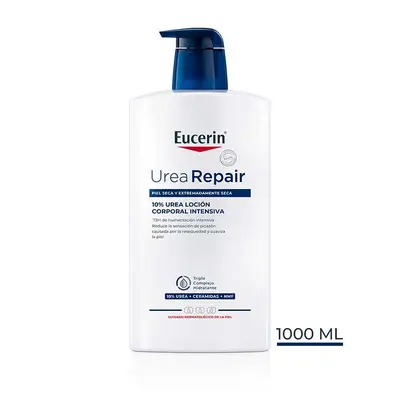 EUCERIN Urearepair loción corporal 10% urea piel muy seca  