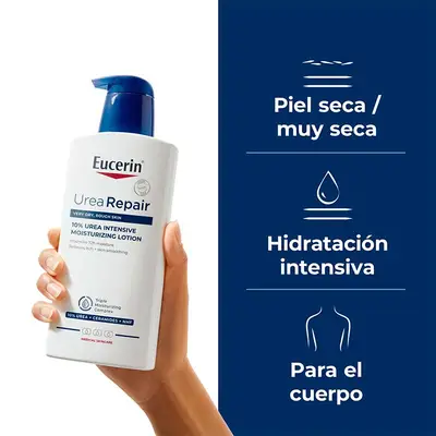 EUCERIN Urearepair loción corporal 10% urea piel muy seca  