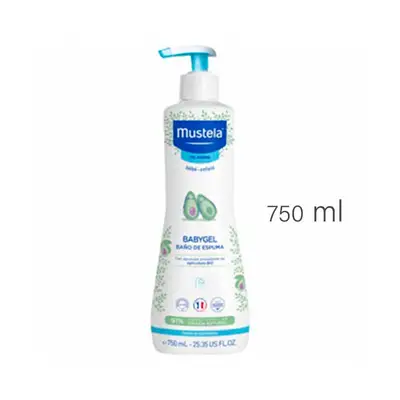 MUSTELA Babygel gel de baño espumoso <br> piel normal 