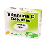 VALLESOL Vitamina c masticable + melisa + zinc 24 comprimidos 