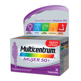 MULTICENTRUM Multivitamínico mujer 50 plus 30 comprimidos 