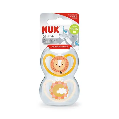 NUK Chupete silicona 18-36m spac león/sol l2 