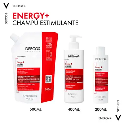 DERCOS Champu anticaida recambio 500 ml 