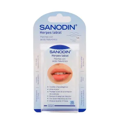 SANODIN Herpes labial hialuronico 15 unidades 