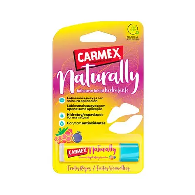 CARMEX Naturally balsamo labial frutos rojos 4,25 gr 