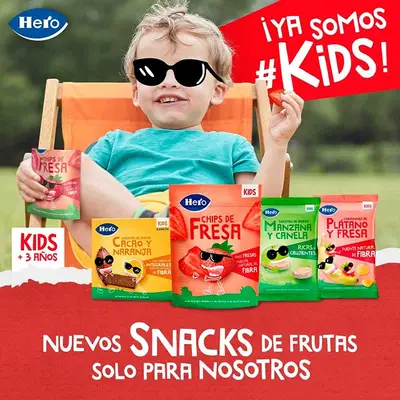 HERO Baby snacks fresa chips kids 