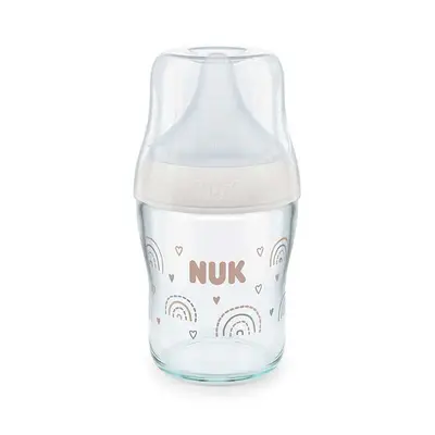 NUK Bib perfect match 0-6 silicona cristal 120 arcoiris 