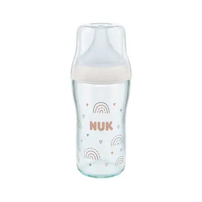 NUK Bib perfect match 6-18 silicona cristal 230 arcoiris 