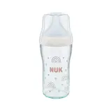 NUK Bib perfect match 6-18 silicona cristal 230 arcoiris 