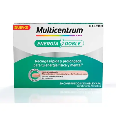 MULTICENTRUM Energia doble 20 comprimidos 