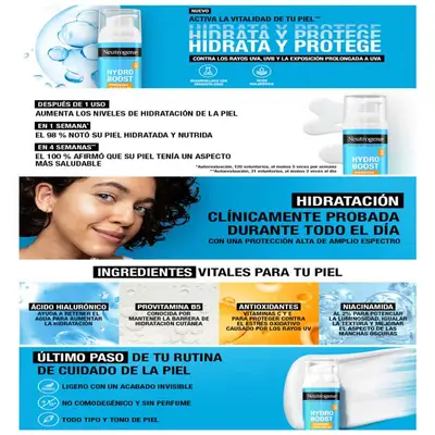 NEUTROGENA Hydro boost crema hidrat spf50 50 ml 