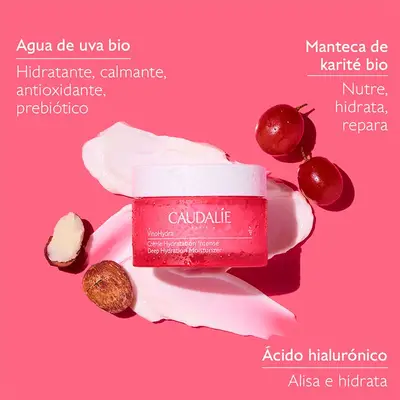 CAUDALIE Vinohydra crema hidratante intensiva 50 ml 