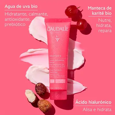 CAUDALIE Vinohydra crema hidratante intensiva tubo 60 ml 