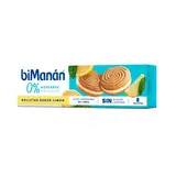 BIMANAN Galletas limon sin azucar 125 gramos 